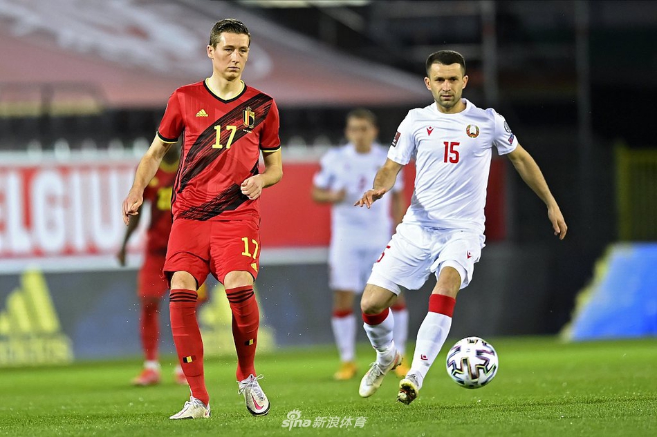 比利时横扫白俄罗斯，一路领先