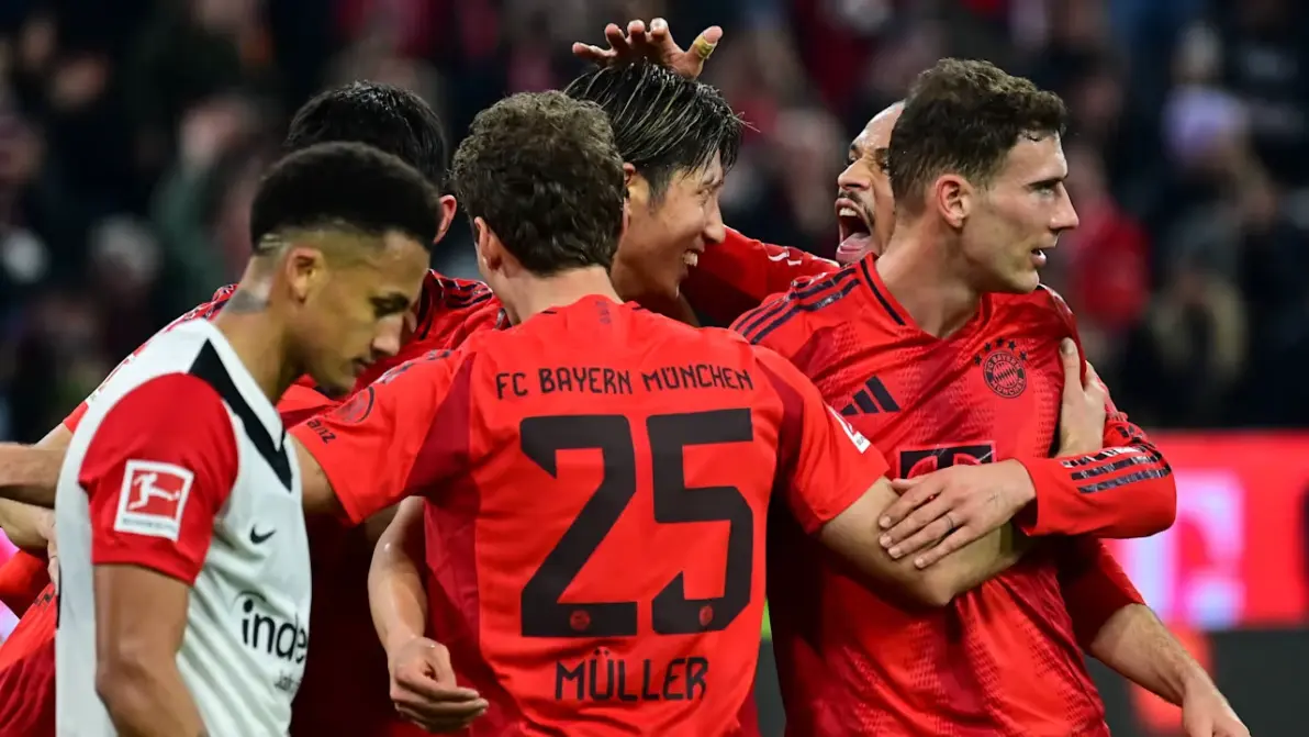 拜仁慕尼黑险平法兰克福，德甲悬念暂时难解的简单介绍